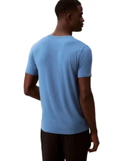 Calvin Klein Ultra Soft Modal Crewneck Sleep T-Shirt in Liberty Blue