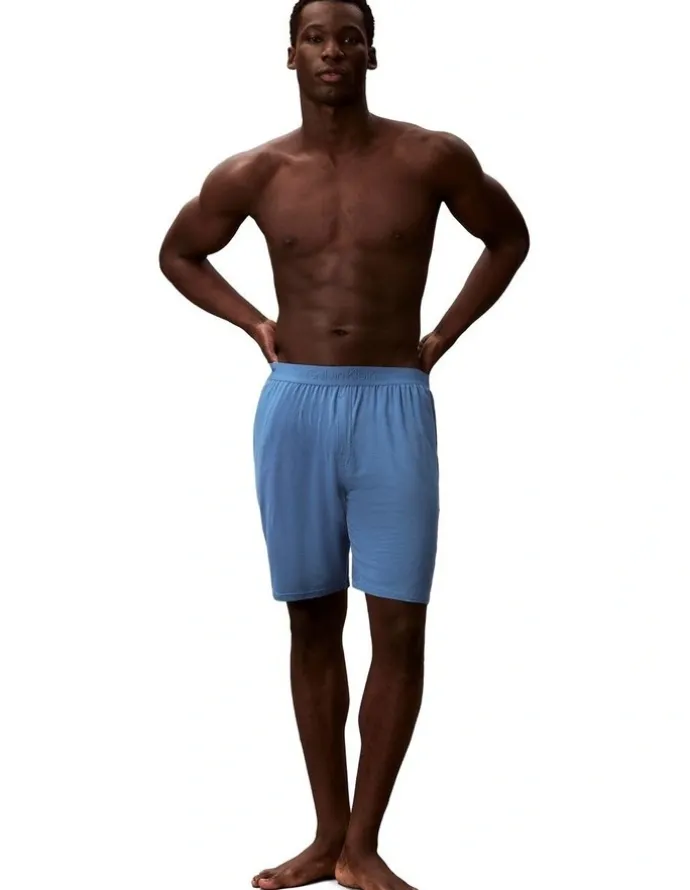 Calvin Klein Ultra Soft Modal Pyjama Shorts in Liberty Blue