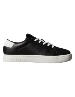 Calvin Klein Classic Cupsole Low On His Back Sneakers in Black
