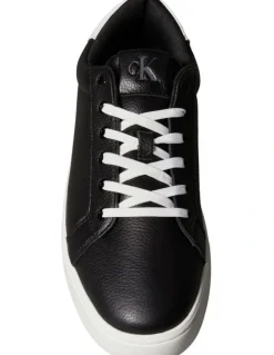 Calvin Klein Classic Cupsole Low On His Back Sneakers in Black