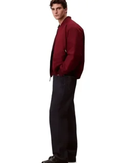 Calvin Klein Hero Bomber Jacket in Renaissance Red