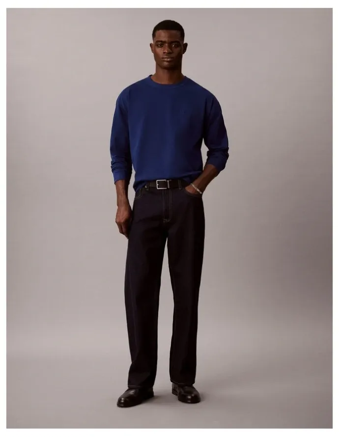 Calvin Klein Jeans Long Sleeve Oversized Monologo T-shirt