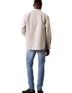 Calvin Klein Jeans Slim Fit Taper Arrow Jeans in Stone