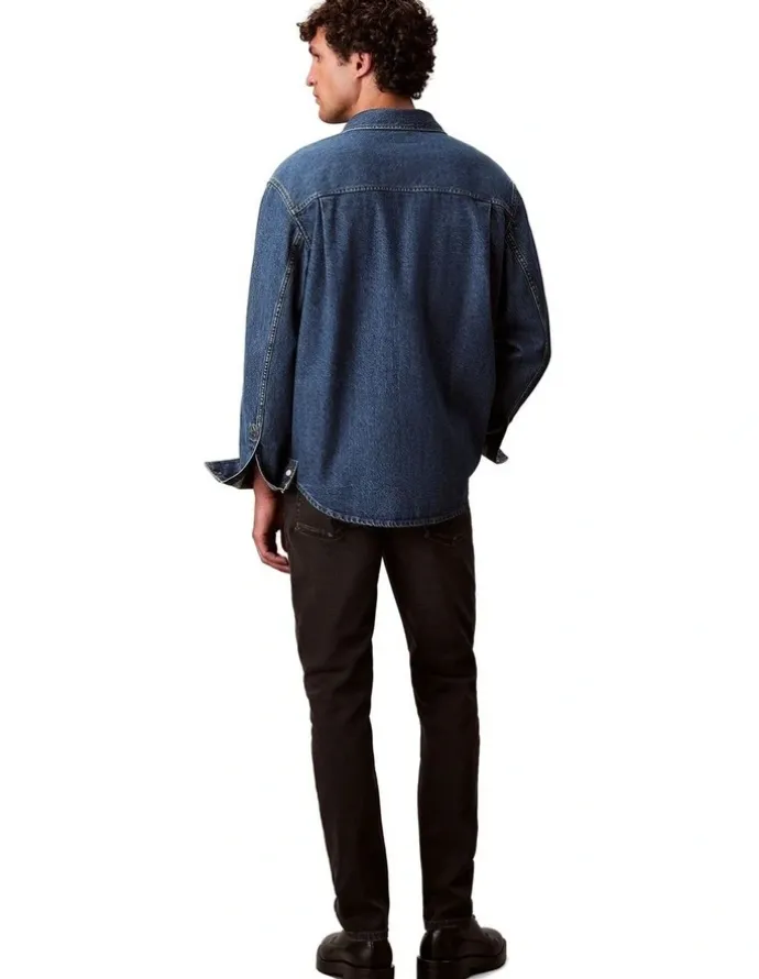 Calvin Klein Jeans Slim Taper Jean in Black