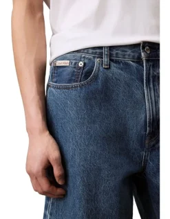 Calvin Klein Jeans 90S Short in Mid Blue Stone