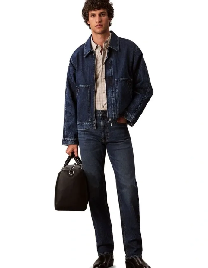 Calvin Klein Jeans Standard Straight Jeans in Oil Slick