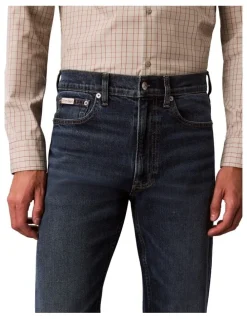 Calvin Klein Jeans Standard Straight Jeans in Oil Slick