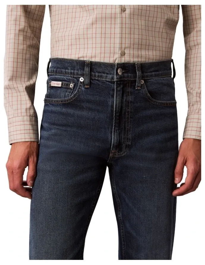 Calvin Klein Jeans Standard Straight Jeans in Oil Slick