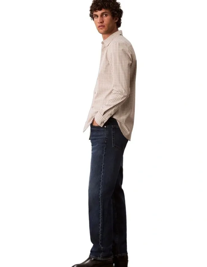 Calvin Klein Jeans Standard Straight Jeans in Oil Slick
