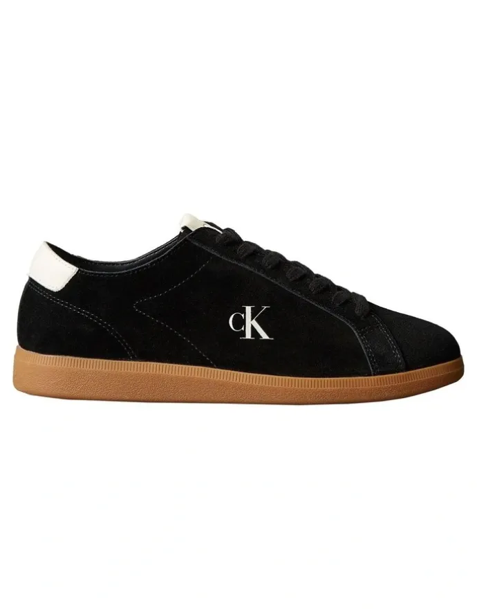 Calvin Klein Low Profile Cupsole Su Sneaker in Ck Black/Creamy
