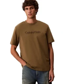 Calvin Klein Spacer T-shirt in Capers