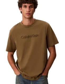 Calvin Klein Spacer T-shirt in Capers