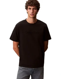 Calvin Klein Spacer T-shirt in Black
