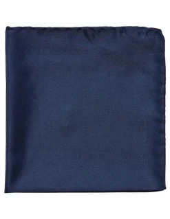 Cambridge Formal Silk Pocket Square in Navy