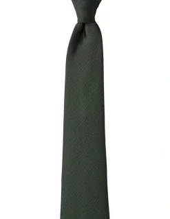 Cambridge Formal Silk Tie in Olive