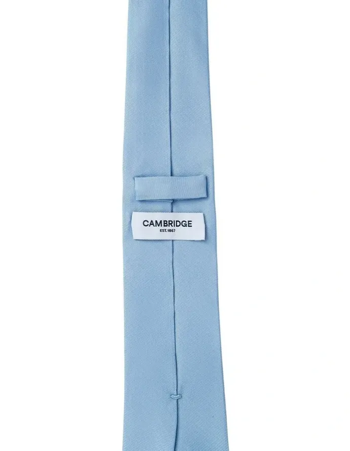 Cambridge Formal Silk Tie in Sky