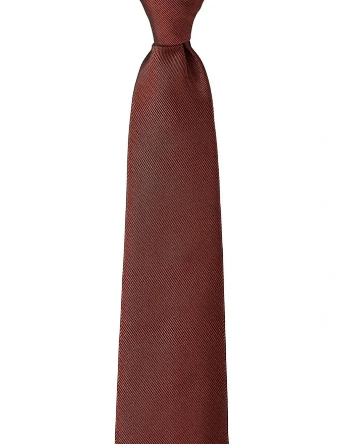 Cambridge Formal Silk Tie in Copper