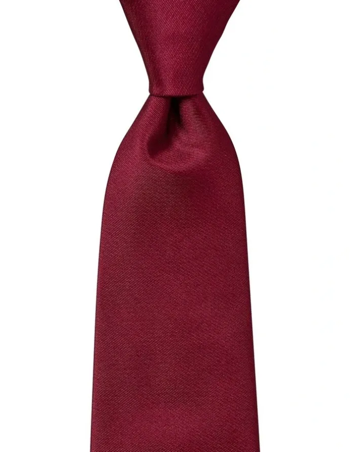 Cambridge Formal Silk Tie in Bordeaux