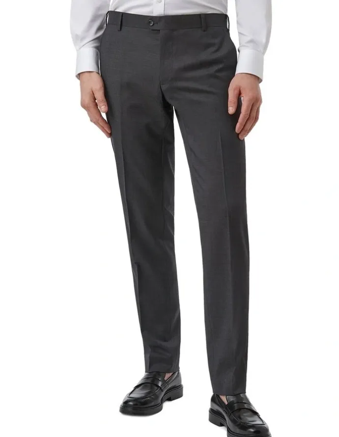 Cambridge Interceptor Modern Fit Trouser In Charcoal