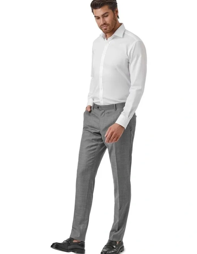 Cambridge Mitcham Modern Fit Trouser in Grey