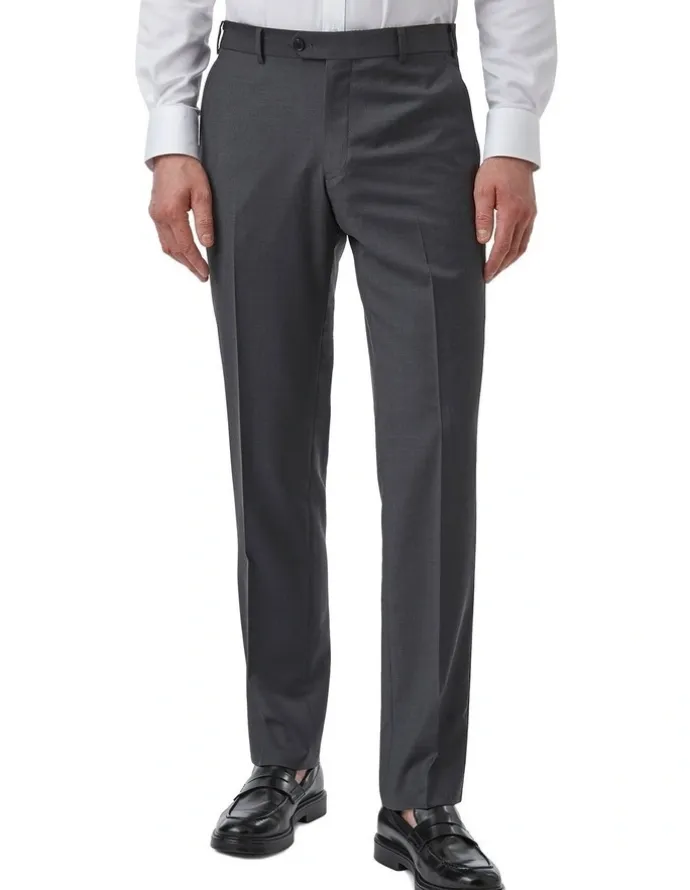 Cambridge Modern Fit Jett Trouser in Charcoal