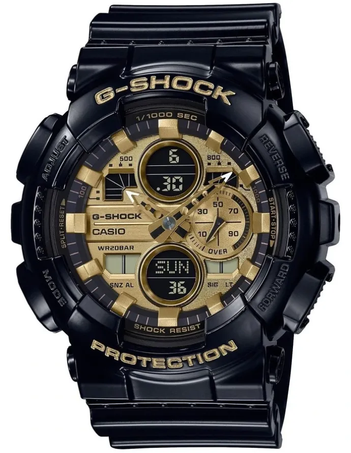 Casio GA140GB-1A1 Duo With World Time, Alarm, Stop Watch And 200m Water Resist
