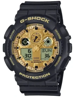 Casio G-Shock Watch GA100GGB-1A in Black