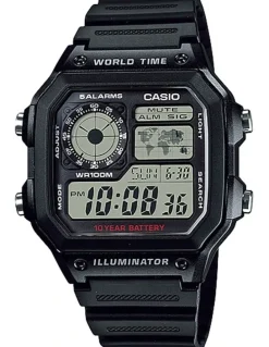 Casio Resin Watch in Black
