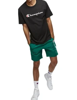 Champion Script Tee in Black
