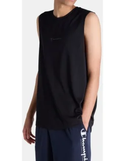 Champion C-Fit Performance Mesh Tank in Blk Black
