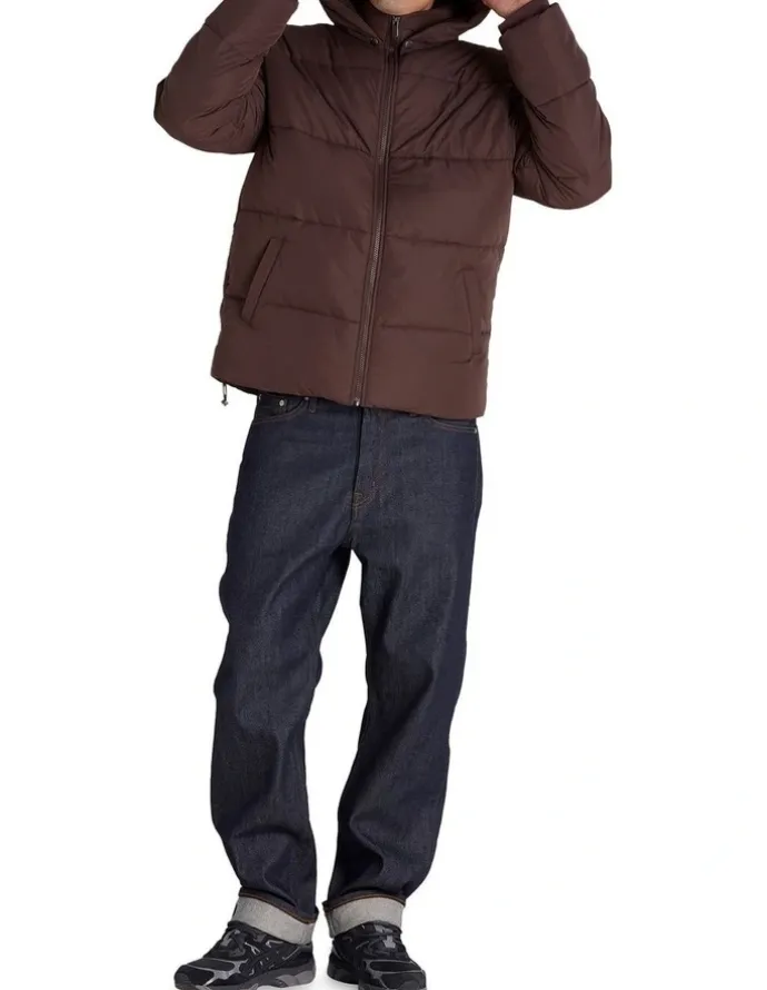 Champion Puffer Jacket in Brown