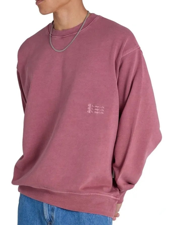 Champion Vintage Wash Crew in Maroon