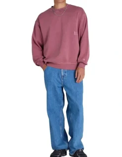 Champion Vintage Wash Crew in Maroon