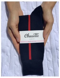 Chusette Men's Socks in Black 10 Pack
