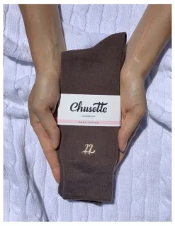 Chusette Men's Socks in Brown 10 Pack