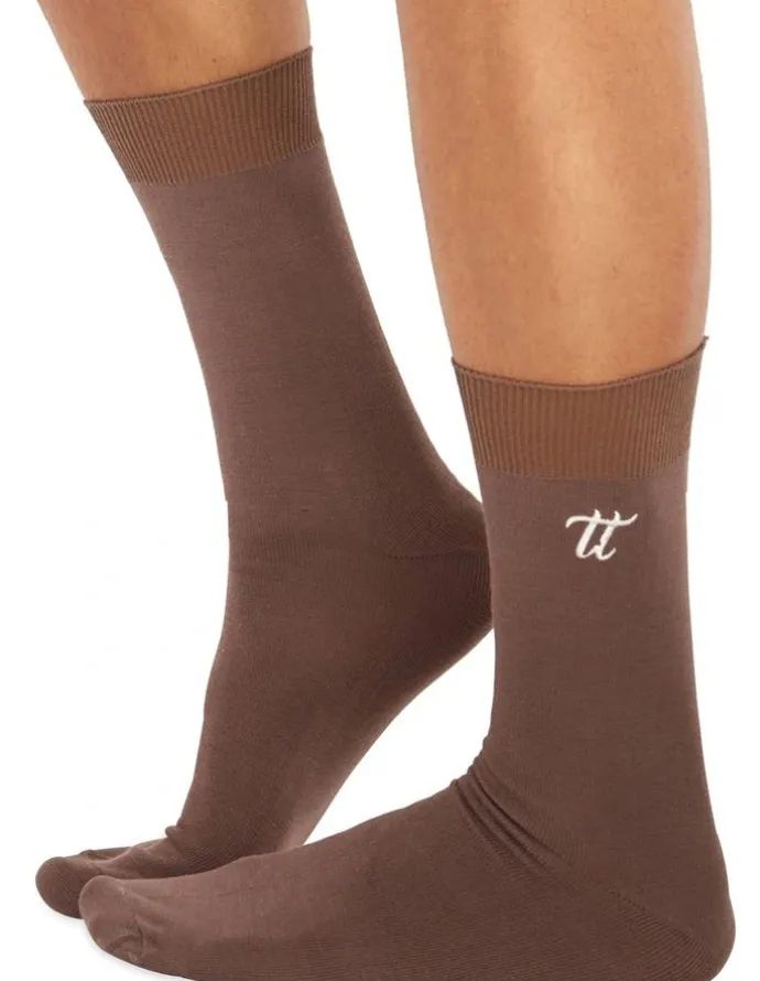 Chusette Men's Socks in Brown 10 Pack