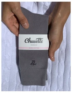 Chusette Men's Socks in Dark grey - 10 Pack