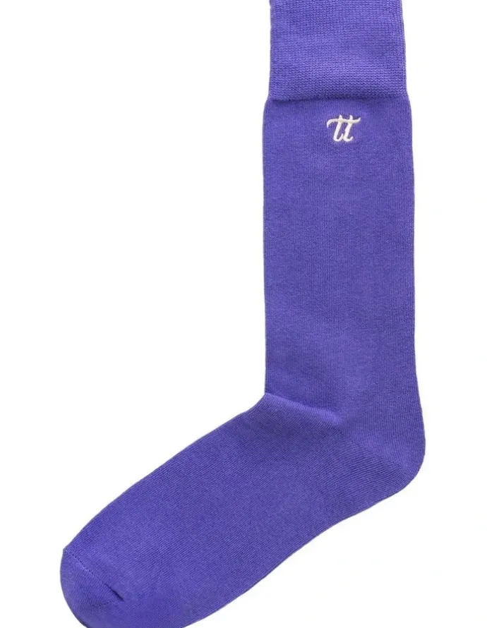 Chusette Men's Socks in Dark Violet 10 Pack