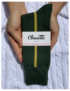 Chusette Men's Socks in Green 10 Pack