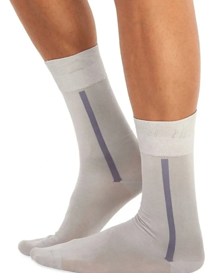 Chusette Men's Socks in Light Grey 10 Pack