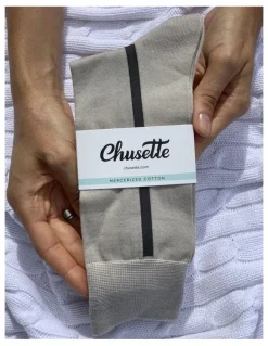 Chusette Men's Socks in Light Grey 10 Pack