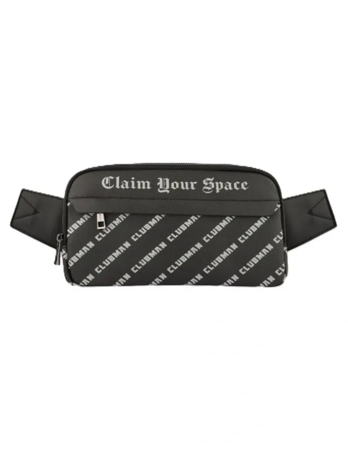 Clubman Claim Your Space Belt Bag in Black