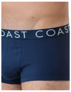 Coast Clothing Co Boxer Briefs Gift Pack of 3 in Navy
