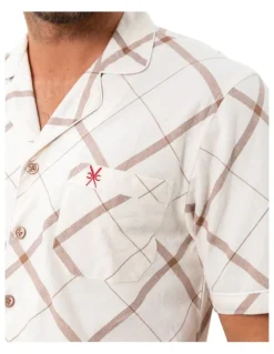 Coast Clothing Co Brussels Button Thru Pyjama in Brown