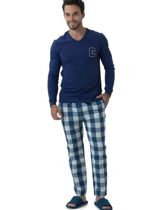 Coast Clothing Co California Pyjama Set in Navy