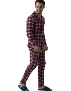 Coast Clothing Co Flinders Flannel Button-Thru PJ in Sunset