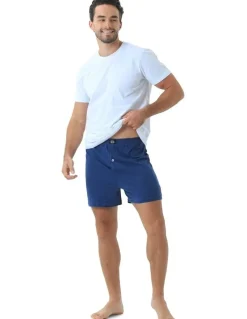 Coast Clothing Co Knit Boxers 2 Pack in Navy Iris