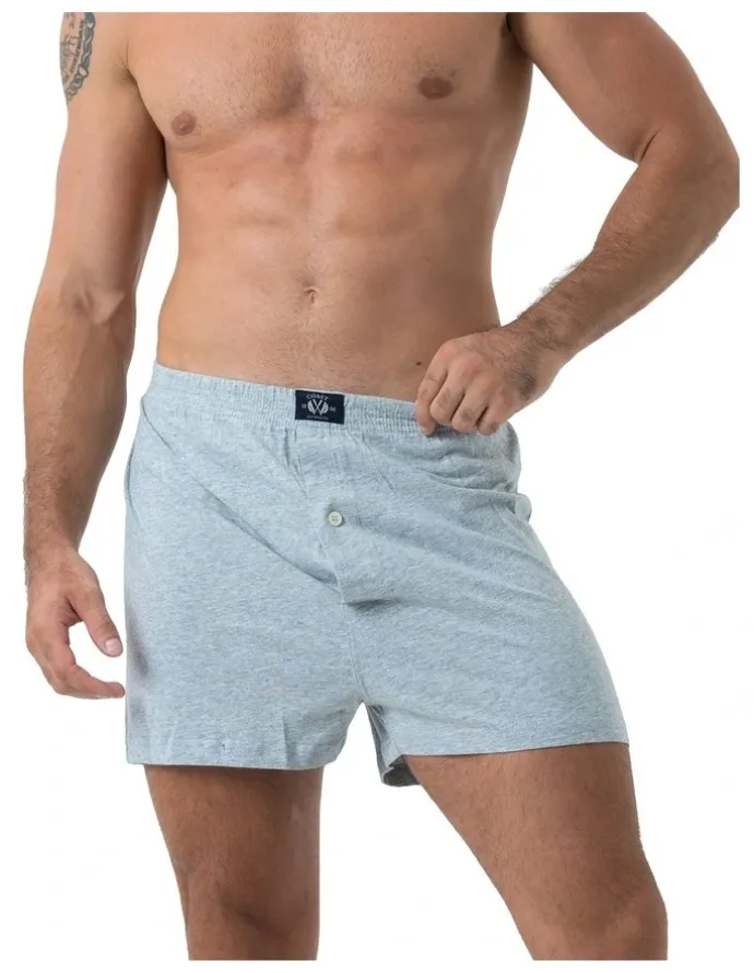 Coast Clothing Co Knit Boxers 2 Pack in Grey
