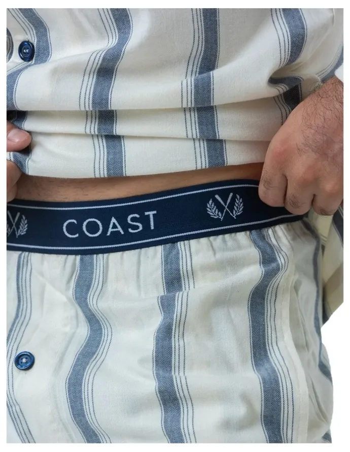 Coast Clothing Co Montana Pyjama Set in White
