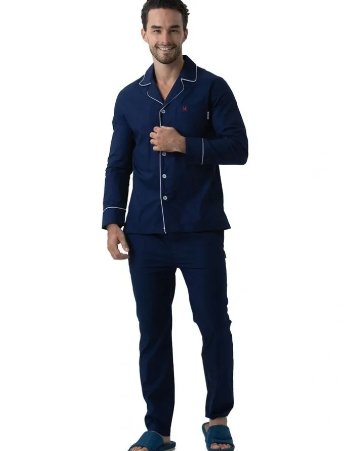 Coast Clothing Co New York Pyjamas Set in Navy